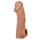Nasadka na penisa Kokos Penis Sleeve CS 002 L, 17,6 cm (w kolorze cielistym)