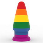 Korek analny LoveToy Pride 6, 16 cm (tęczowy) Korek analny LoveToy Pride 6, 16 cm (tęczowy)