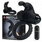 Pierścień erekcyjny Pretty Love Eudora Penis Ring, 2,4 cm (czarny)