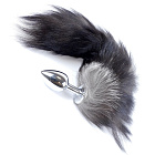 Korek analny Boss Fox TAIL Black XXL, 9 cm (czarny) Korek analny Boss Fox TAIL Black XXL, 9 cm (czarny)