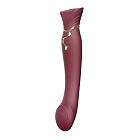 Wibrator Zalo Queen G-Spot Pulse Wave, 21,5 cm (bordowy) Wibrator Zalo Queen G-Spot Pulse Wave, 21,5 cm (bordowy)