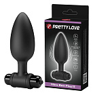 Korek analny Pretty Love, 11,8 cm (czarny) Korek analny Pretty Love, 11,8 cm (czarny)