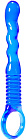 Dildo analne Ridged Anal Teaser Kinx, 19,5 cm (niebieski) Dildo analne Ridged Anal Teaser Kinx, 19,5 cm (niebieski)