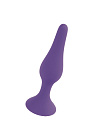 Korek analny Boss Silicone Plug Small, 10 cm (fioletowy) Korek analny Boss Silicone Plug Small, 10 cm (fioletowy)