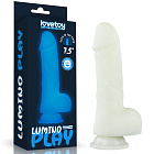 Neonowe dildo LoveToy Lumino Play, 19,3 cm (niebieski) Neonowe dildo LoveToy Lumino Play, 19,3 cm (niebieski)