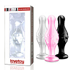 Szklane dildo LoveToy 4.5" Glass Romance, 11,5 cm (czarny) Szklane dildo LoveToy 4.5" Glass Romance, 11,5 cm (czarny)