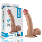 Dildo waginalne Lovetoy The Ultra Soft Dude, 20 cm (w kolorze cielistym) Dildo waginalne Lovetoy The Ultra Soft Dude, 20 cm (w kolorze cielistym)