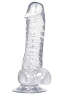 Dildo Crystal Clear Dong, 18 cm (przezroczysty) Dildo Crystal Clear Dong, 18 cm (przezroczysty)