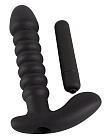 Korek analny z wibracją Black Velvets, 17 cm (czarny) Korek analny z wibracją Black Velvets, 17 cm (czarny)
