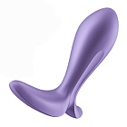 Wibrujący korek analny Satisfyer Intensity Plug, 11,3 cm (fioletowy) Wibrujący korek analny Satisfyer Intensity Plug, 11,3 cm (fioletowy)
