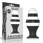 Korek analny LoveToy X-Missioner, 17 cm (czarny-biały) Korek analny LoveToy X-Missioner, 17 cm (czarny-biały)