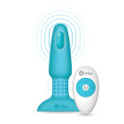 Korek analny B-Vibe Rimming Plug 2, 15 cm (turkusowy) Korek analny B-Vibe Rimming Plug 2, 15 cm (turkusowy)