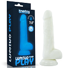 Neonowe dildo LoveToy Lumino Play, 18 cm (niebieski) Neonowe dildo LoveToy Lumino Play, 18 cm (niebieski)