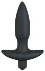 Korek analny z wibracją Black Velvet S, 13 cm (czarny) Korek analny z wibracją Black Velvet S, 13 cm (czarny)