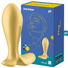 Wibrujący korek analny Satisfyer Intensity Plug, 11,3 cm (złoto) Wibrujący korek analny Satisfyer Intensity Plug, 11,3 cm (złoto)