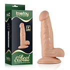 Dildo LoveToy Real Extreme, 17,5 cm (w kolorze cielistym) Dildo LoveToy Real Extreme, 17,5 cm (w kolorze cielistym)