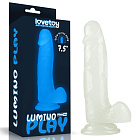 Neonowe dildo LoveToy Lumino Play, 19 cm (niebieski) Neonowe dildo LoveToy Lumino Play, 19 cm (niebieski)