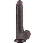 Dildo Sliding-Skin Dual Layer Dong 9, 23 cm (brązowy) Dildo Sliding-Skin Dual Layer Dong 9, 23 cm (brązowy)