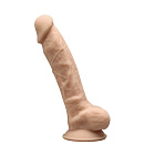 Dildo Silexd Premium Silicone Dildo Model 1 Size 7, 18,8 cm (beżowy) Dildo Silexd Premium Silicone Dildo Model 1 Size 7, 18,8 cm (beżowy)