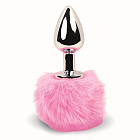 Plug analny  FeelzToys Bunny Tails, 7x2,5 cm (różowy) Plug analny  FeelzToys Bunny Tails, 7x2,5 cm (różowy)