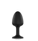 Korek analny Dorcel Geisha Plug Diamond M, 8 cm (czarny) Korek analny Dorcel Geisha Plug Diamond M, 8 cm (czarny)