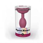 Korek analny Love To Love Open Roses M, 12 cm (bordeaux) Korek analny Love To Love Open Roses M, 12 cm (bordeaux)