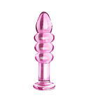 Korek analny LoveToy Glass Romance 5.5 ", 14 cm (różowy) Korek analny LoveToy Glass Romance 5.5 ", 14 cm (różowy)