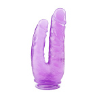 Podwójny dildo Hi-Rubber Born To Create Pleasure 9,4" (fioletowy) Podwójny dildo Hi-Rubber Born To Create Pleasure 9,4" (fioletowy)